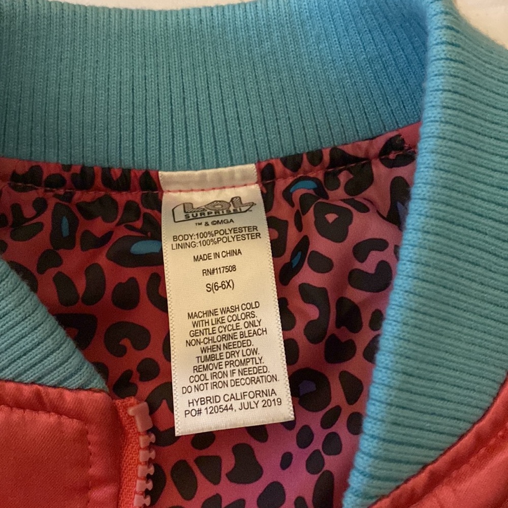Girls bomber jacket LOL - Picture 5 of 5